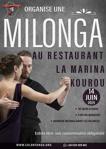 Milonga la marina 14 juin 2025
